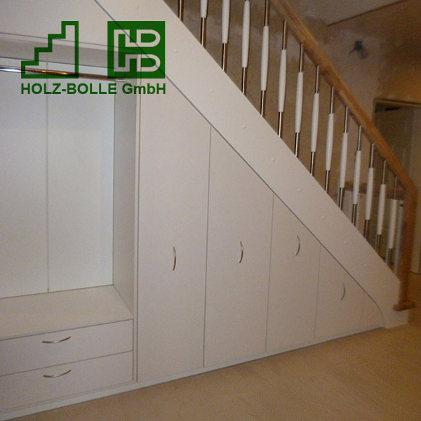 Holz Bolle GmbH Inneneinrichtung Schuhschrank Treppe