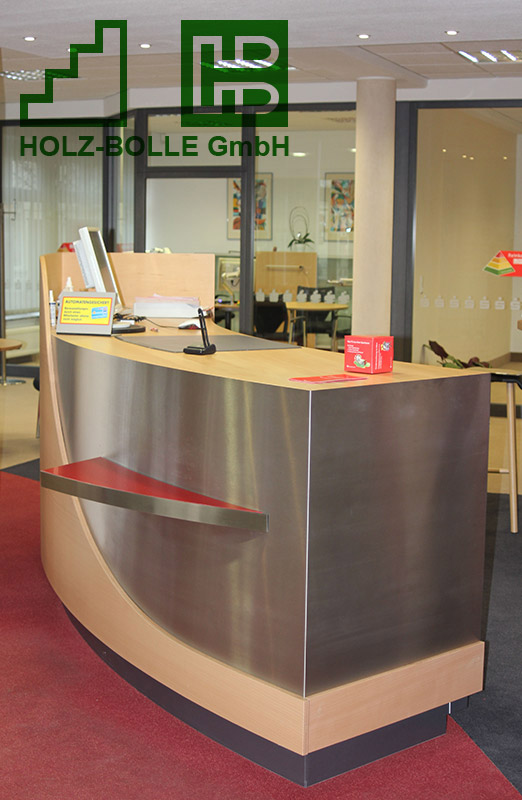 Holz Bolle GmbH Inneneinrichtung Empfangstresen